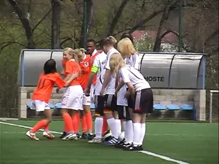  video: Soccer slut takes a big cock