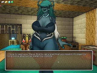 Hornycraft Minecraft Parody Hentai Game Pornplay Ep.18 The Endergirl Masturbates With Her New Silver Dildo