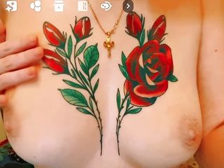Boobs With Tattoo