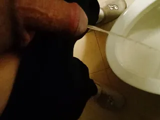 Having a good piss...