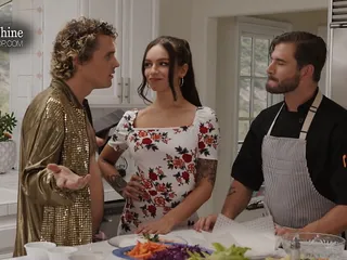 Delphine - April Olsen Leaves Enough Ass For All Of Her Cooks - LAA0072 - EP1 