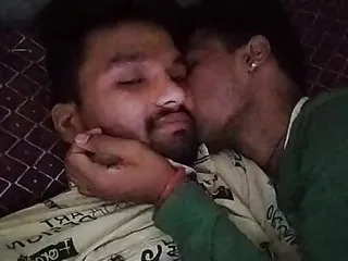 Desi Beautiful Boy Kissing in private room