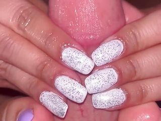 Nailed, Close up, White, Sparkle, HD Videos