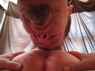 Eddie Mac, Ass Licking, Hairy BBW MILF, BBW Ass Worship