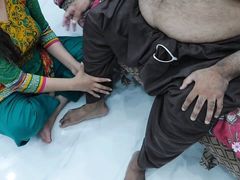 indian Bahu Doing Foot Massage Of Rich Old Sasur Than Her Ass Fucked With Clear Hindi Audio Full Hot Talking