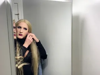 Sexy Blonde Drag Transformation