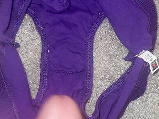 Cum on purple ftl panties...