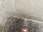 cumming in the gym shower