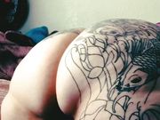BBW Tatted Booty Bouncing 
