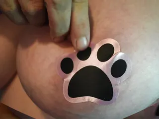 POV Puppy Paw Pasties on DDD Titties for You to Cum On!!