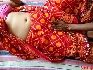 Red Saree Sonali Bhabi Sex By Local Boy (Official Video By Villagesex91)