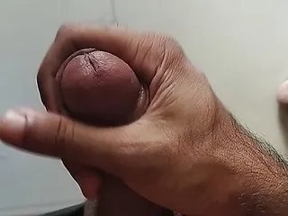 Jurking Penis Cum Shot On Floor Awesome Feel