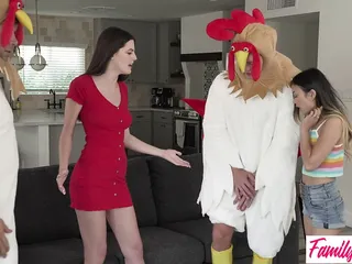 Swap Sis, If You Guys Are Gonna Be Such Cocks, You Might As Well Put Your Costumes On!