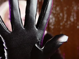 Compilation of ASMR: fetish model MILF Arya Grander GLOVES SOUNDING medical latex rubber gloves