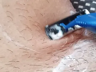 Shaving My Penis Hair In The Bathroom