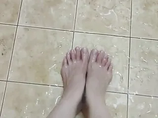 Perfect Body, Asian Teen, Babe, Foot Fetish