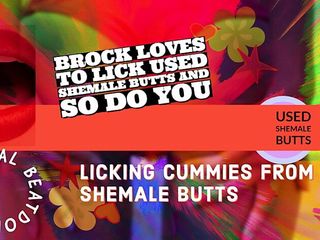 Brock loves to lick used shemale...