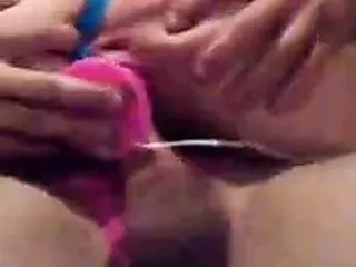 Amateur Wife Pussy, Double Penetration, Dildoing, Pussy Stretching