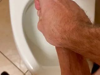 Public Masturbation Bathroom Cumshot