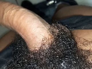 Horny Young Man Showing Off His Wet Penis