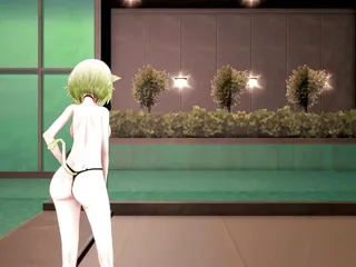 Mmd, Sexy Cat Girl, 3d Hentai, H Anime