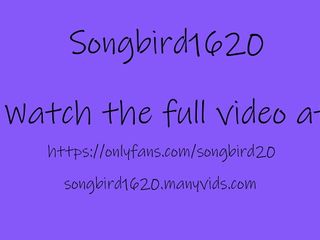 Watch Songbird the Sexy Chubby BBW Edge herself to a shaking ruin!