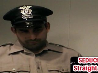 Sturdy Straight Cop Cock Sucked And Tugged By Mature