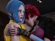 Borderlands: Maya eats Lilith's pussy to orgasm causing her to squirt