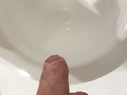  Big Dick cum on the toilet