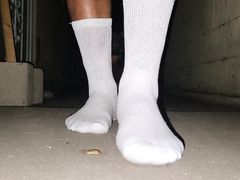 Fun in White Socks