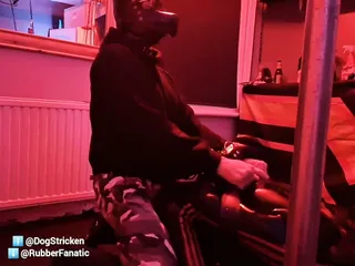 Rubber Gimp Fucked And Used By Top