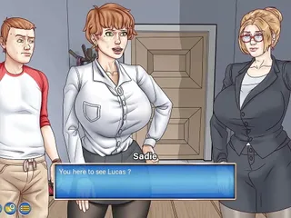 Landlady, Cartoon, Mature MILF, Sex Game