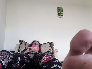 Pov: Tied To The Foot Of Tyche's Bed To Clean Her Dirty Feet