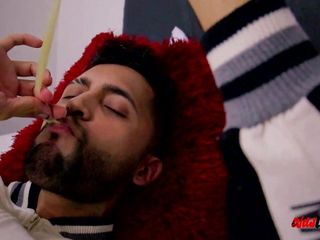 Camilo Jerking Off Inside A Condom, Filling It With Cum, And Then Eating His Cum From It