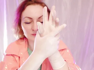Arya Grander, Surgical Gloves, Latex, Close up