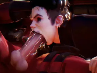 Deep Throat, Game Girl, Fucking, 3d Animated