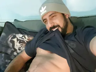 Hot big cock boy cumming a lot after jerking off to his followers