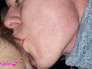 Horny Stepson Licks Mama's Hairy, Wet, Fleshy Butterfly Pussy And Gets Fucked