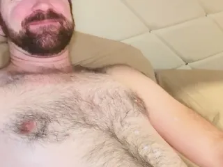 Squirting a load on my hairy...