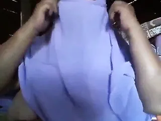 Jilbab, Indonesian, Big Big Nipples, Big Tits