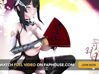 3D Animated Hentai, FapHouse, Ponytails, Strip Dance