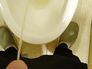Public toilet piss...