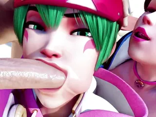 Blowjobs, 3d Hentai, Sexy, Animated Blowjob