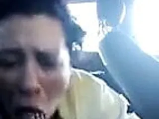 Oops, Caught While Giving Blowjob In The Car