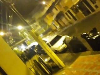 Jerking Off Outside Close Up Cum With Cars Passing By - Camilo Brown