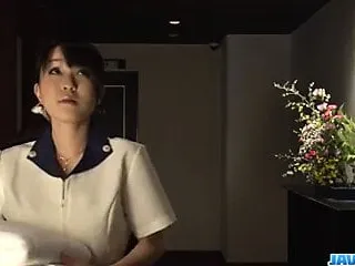 Yui Satonaka enjoys vibrator over her pussy and ass 