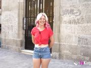 NO SUMMER WITHOUT KISS: Sandra seduces and kisses random men (And women) at the street!