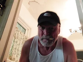 Dad Repairing Bathroom Ceiling