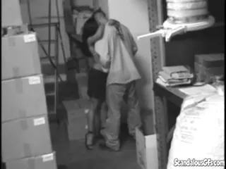 Hot Babe gets Fucked in Stock Room