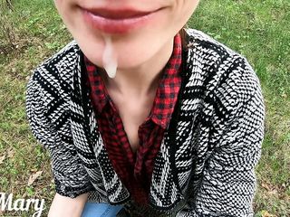 FIRST TIME OUTDOOR BLOWJOB AND SWALLOW – OUTDOOR RECREATION